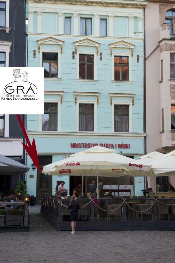 Apartament Gra - Gothic House Stary Toruń Exteriör bild