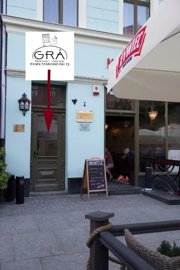 Apartament Gra - Gothic House Stary Toruń Exteriör bild
